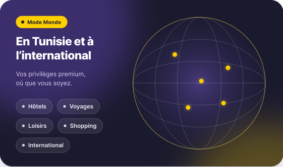 Club Privilèges Monde — En Tunisie et à l'international