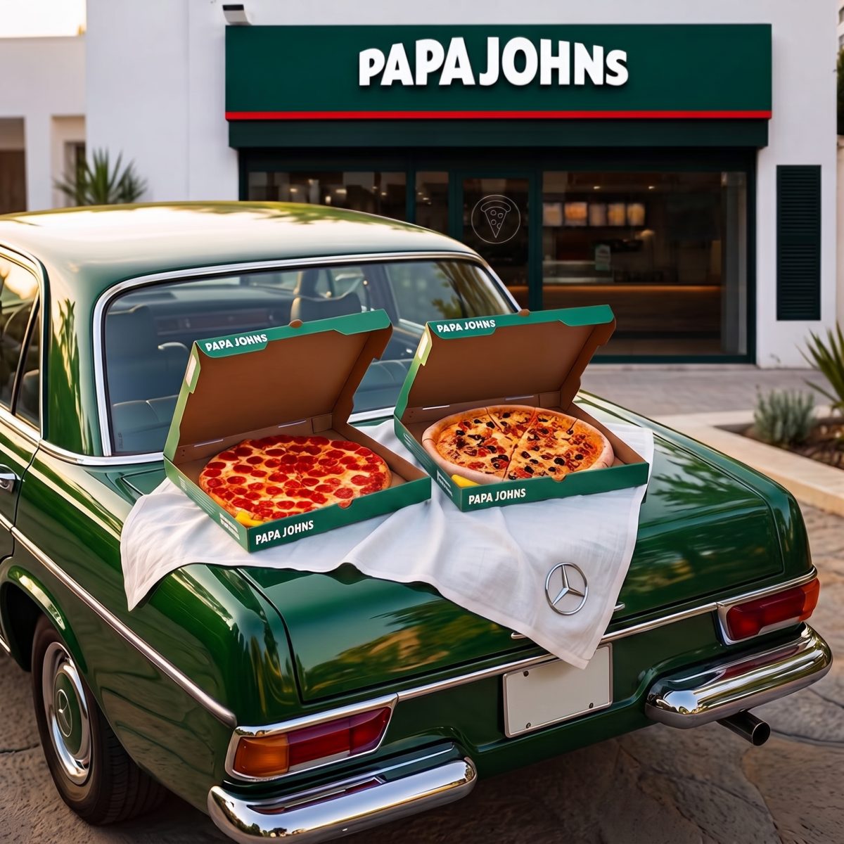 Papa jhon's : Pizza Achetée = Pizza Offerte